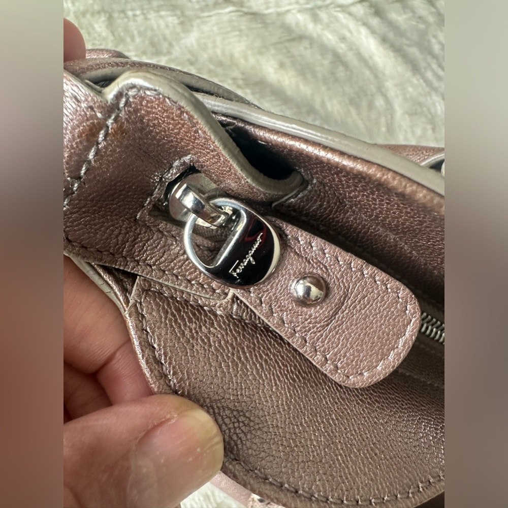 Salvatore Ferragamo Gancini Shoulder/Hand Bag - Picture 11 of 16